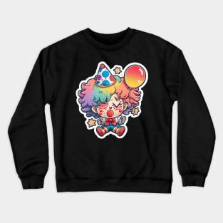 Creepy Cute Kawaii Clown X Crewneck Sweatshirt